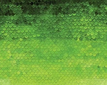 Camelot Fabrics Vert Ombre Raindrops Kaleidoscope Peggy Collins Cotton Quilt Fabric 16250202-01