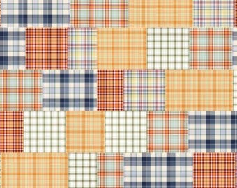 Fabric cotton, PATCHWORK PLAID, 49250104, 01, Quilt Fabrics, 100% cotton, quilt cotton - Pumpkin Patch Keeper of Camelot Fabrics