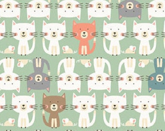 ANDOVER, Cats, Cool Cats, Makower, 2185, Camelot Fabrics, cotton, cotton quilt, cotton designer