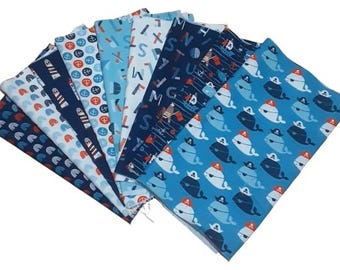 END OF COLLECTION, 100% coton - Nautical de Camelot Fabrics