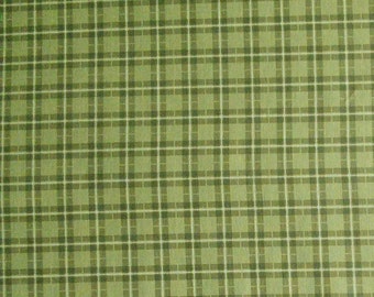 QUILT FABRIC Square, Green olive, 100% cotton, cotton quilt, cotton designer