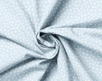 QUILT FABRICS, DOTS, light blue, 49240407, 01, 100% cotton, quilt cotton - Pinguin Party of Camelot Fabrics