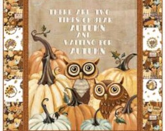 PDF, PANEL Quilt, 50'' X 56.5'', Tutoriel - Happy Falliday of Camelot Fabrics