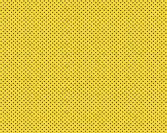 QUILT FABRIC YELLOW, black, 100% coton - 9297 d'Andover Fabrics