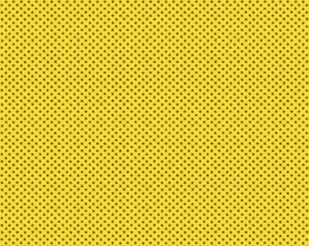 QUILT FABRIC YELLOW, black, 100% coton - 9297 d'Andover Fabrics