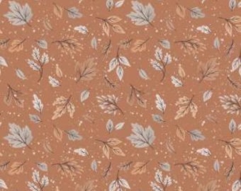 Fabric cotton, WITCHY LEAVES, 66250203, 02, Quilt Fabrics, 100% cotton, quilt cotton - Pumpkin and Paws of Camelot Fabrics