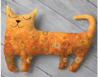 PDF, MIMI the CAT, 20'' X 15'', Tutoriel - Sonny in the Sunflowers of Camelot Fabrics