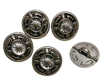 5 buttons: 16mm, deco button