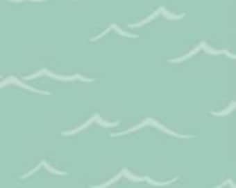 Fabric cotton, WAVES, Aqua, 56240105, 01, Quilt Fabrics, 100% cotton, quilt cotton - Pirates Ahoy of Camelot Fabrics