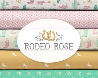 QUILT FABRICS, 15 prints, 100% coton - Rodeo Rose de Camelot Fabrics