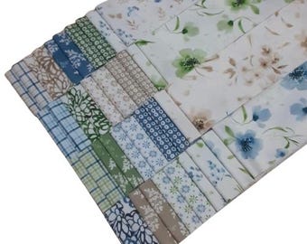 QUILT FABRICS, 40 stripes 2 1/2x44po, Jelly Rolls, 100% cotton, quilt cotton - Peace & Wildflowers of Camelot Fabrics