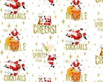 Fabric cotton, NORTH POLE SOCIAL, 19010101, 01, Quilt Fabrics, 100% cotton - North Pole Social Club of Camelot Fabrics