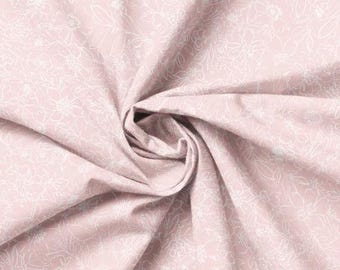Fabric cotton, Flower, Pink, 94230206-01, QUILT Fabrics, 100% cotton, quilt cotton - Flower House of Camelot Fabrics
