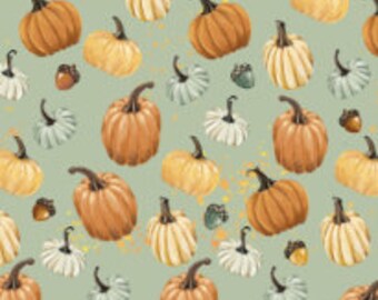 Fabric cotton Pumpkin Toss, 49230203-02, QUILT FABRICS, 100% cotton, quilt cotton - Happy Fallidays Collection of Camelot Fabrics