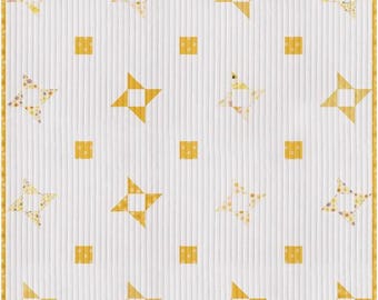 PDF, SEEING STARS Quilt, 68'' X 68'', Tutoriel - Honey Bear of Camelot Fabrics