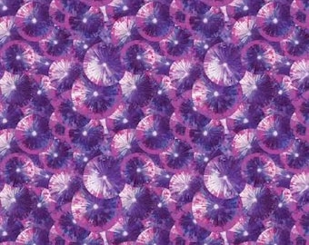 Camelot Fabrics Stained Glass Umbrellas Kaleidoscope Peggy Collins Cotton Quilt Fabric 16250201-03