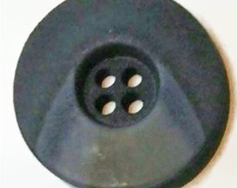 28mm, 2 buttons, Natural Stone, Navy, 5mm High, 4 Holes, Decorative Button, Solid Button, Coat Button, BM182