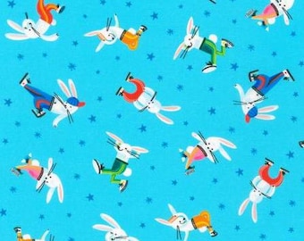 QUILT FABRIC Rabbit, 21550, 267, 100% Cotton - ABC de Robert Kaufman