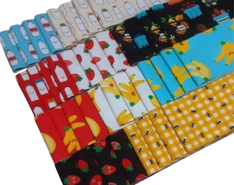 40 Stripes, Jelly Rolls, 2 1/2" X 44", Pre-Cut cotton - FARM TO TABLE of Robert Kaufman