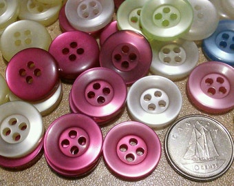 15mm, 12-72 Buttons, TRANSPARENT, BTN 39