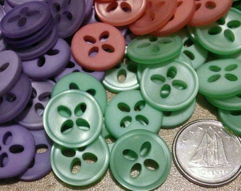 15mm, 12-50-200 Button flower glossy, BTN 72