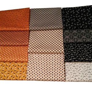 QUILT FABRICS Halloween, 11 motifs, quilt cotton - Sleepy Hallow D&#39;Andover Fabrics