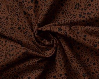Fabric cotton, WOOD STENCIL CARVINGS, Brown, 49240104, 03, Quilt Fabrics, 100% cotton, quilt cotton - Crafted Cabin of Camelot Fabrics