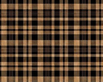 Fabric cotton, CABIN PLAID, Black, 49240105, 01, Quilt Fabrics, 100% cotton, quilt cotton - Crafted Cabin of Camelot Fabrics