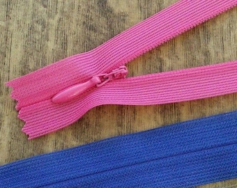 Kit of INVISIBLE zippers, zipper, not detachable, in nylon