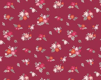 Fabric cotton, FLUTTERING FLORALS, 66240203, 02, Quilt Fabrics, 100% cotton, quilt cotton - Blooming Hearts of Camelot Fabrics