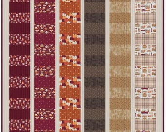 PDF, FARM STAND Quilt, 60'' X 72'', Tutoriel - Pumpkin Spice of Camelot Fabrics