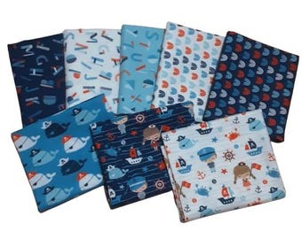 END OF COLLECTION, 100% coton - Nautical de Camelot Fabrics