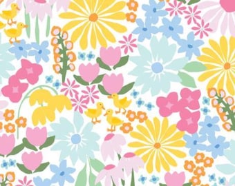 Camelot Fabric FLORAL MEADOW, Cotton Quilt Fabric 58240801-01 - Wildflower Meadow