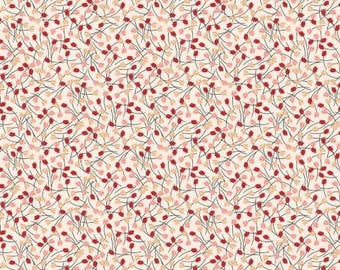 Fabric cotton, TULIPS BLOSSOMS, 58240802, 01, Quilt Fabrics, 100% cotton, quilt cotton - Blooms and Bows of Camelot Fabrics