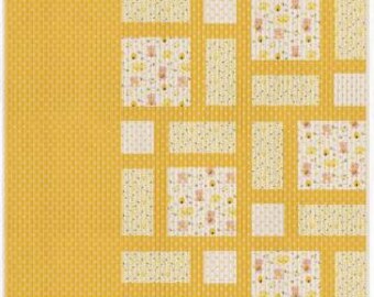 PDF, FAIR and SQUARE Quilt, 50'' X 60'', Tutoriel - Honey Bear of Camelot Fabrics