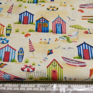 ANDOVER, 2341, playa, Beside the Sea, 100% cotton, cotton quilt, cotton designer Andover Fabrics image 2