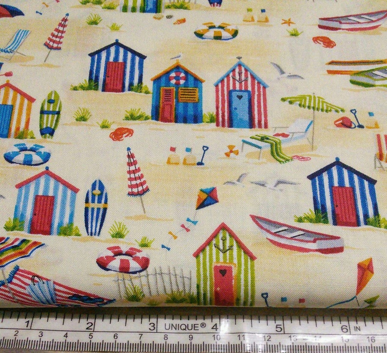 ANDOVER, 2341, playa, Beside the Sea, 100% cotton, cotton quilt, cotton designer Andover Fabrics image 2