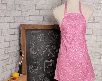Apron, size 6-8 years, 100% cotton