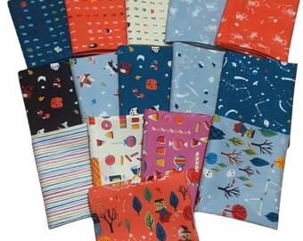QUILT FABRICS, HALLOWEEN, bone, candy - Tiny Treaters de Riley Blake Designs
