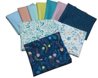 END OF BOLT, Shell we Dance, 100% cotton, cotton quilt, cotton designer, Dear Stella