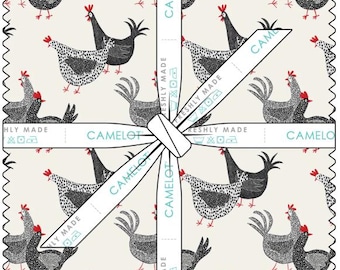 QUILT FABRICS, 42 squares 10 inchs, 100% cotton, quilt cotton - Hen House of Camelot Fabrics