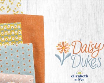 QUILT FABRICS, 42 squares 5 inchs, Daisey Dukes, 100% cotton, quilt cotton - Daisey Dukes of Camelot Fabrics