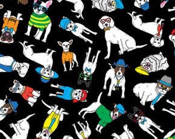 QUILT FABRIC Dog, 100% cotton, cotton quilt, cotton designer - 8919 de Timeless Treasures