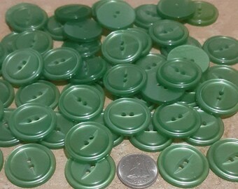 12 Buttons, 24mm, GREEN Bouton, cat eye button, button Vintage, 1980