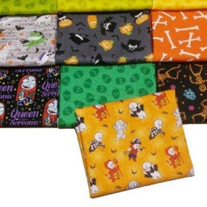 QUILT FABRICS, 13 prints, HALLOWEEN, Quilt cotton Character Halloween de Camelot Fabrics image 2