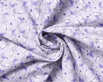 Fabric cotton Space Odyssey, Light Purple, 68240104, 02, QUILT FABRICS, 100% cotton, quilt cotton - Astro Pop of Camelot Fabrics