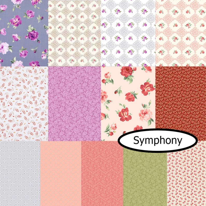 9221 EC Symphony Fleurs Andover 100/% Cotton