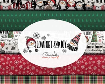 Bundle 16, Snowmen - Comfort and Joy of Camelot Fabrics