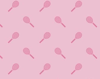 Fabric cotton, CAUSE A RACQUET, 58240504, 01, Quilt Fabrics, 100% cotton, quilt cotton - Serving Summer of Camelot Fabrics