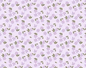 Fabric cotton, SCATTERED FLOWERS, Light Purple, 58240105, 01, Quilt Fabrics, 100% cotton, quilt cotton - Daisy & Lilly of Camelot Fabrics